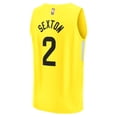 thumbnail image 3 of Men's Fanatics Collin Sexton Gold Utah Jazz Fast Break Replica Jersey - Icon Edition, 3 of 3