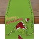 thumbnail image 3 of Grinch Decor Grinch Christmas Decorations Bathroom Grinch Christmas Decorations Linen Green Christmas Table Runner Merry Tablecloth Christmas Xmas Holiday Table Decorations, 3 of 7