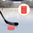 thumbnail image 1 of AURARMLET Ice Hockey Pucks 4Pcs Rubber Solid Round Puck for Competition Use and Training, 1 of 5