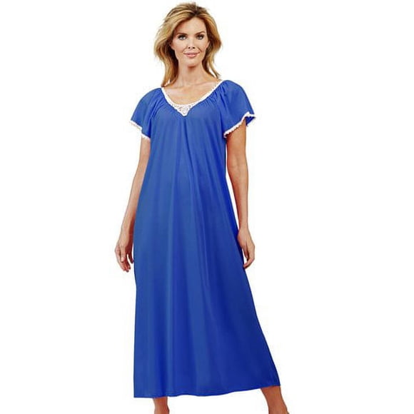 Velrose Lingerie Shadowline Cameo Long Nightgown 32123/32123X
