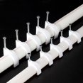 thumbnail image 3 of 100 Stycken Elektrisk Kabelbygel, Elektrisk Kabelfixering, Elektrisk Kabelband, Väggkabelband, Kabelklämmor (6mm), 3 of 5