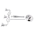 thumbnail image 2 of Eddwiin 2 Colores 3 Brazos candelabro de Metal candelabro de Estilo Europeo candelabro de Boda decoración del hogar(Plata), 2 of 4