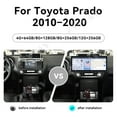 thumbnail image 4 of ZWNAV 15.8 inch Android 15 Car Radio For Toyota Prado 2010-2020 HD Multimedia Video Player Navigation GPS DVD 4G DSP Stereo Bluetooth, 4 of 12