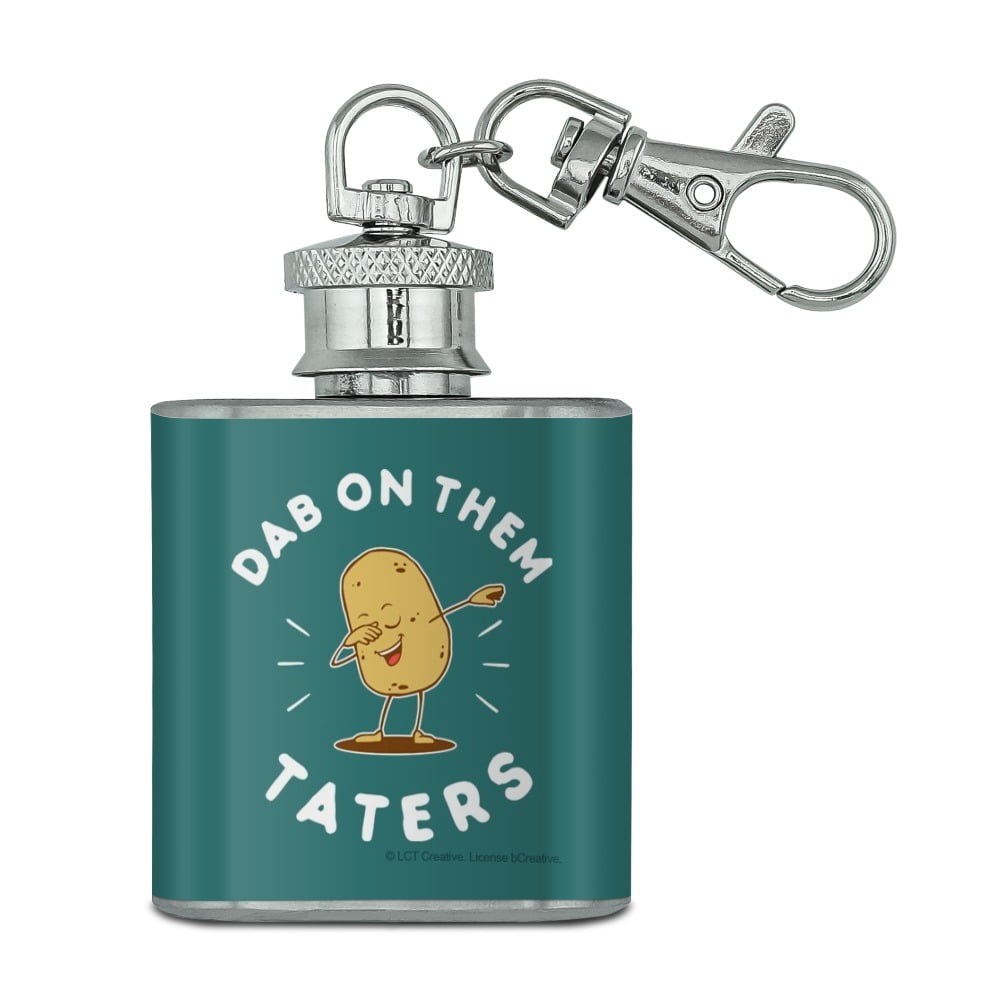Put On Big Girl Panties Deal With It Stainless Steel Flask Key Chain