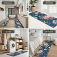 thumbnail image 5 of Pioneer Flower Floral Print Pattern Kitchen Rugs Sets Of 3,Kitchen Runner Rugs Non Skid Washable,Decorative Kitchen Floor Mats for Kitchen,Sink,Laundry,17"x30"+ 17"x47" + 17"x59", 5 of 6