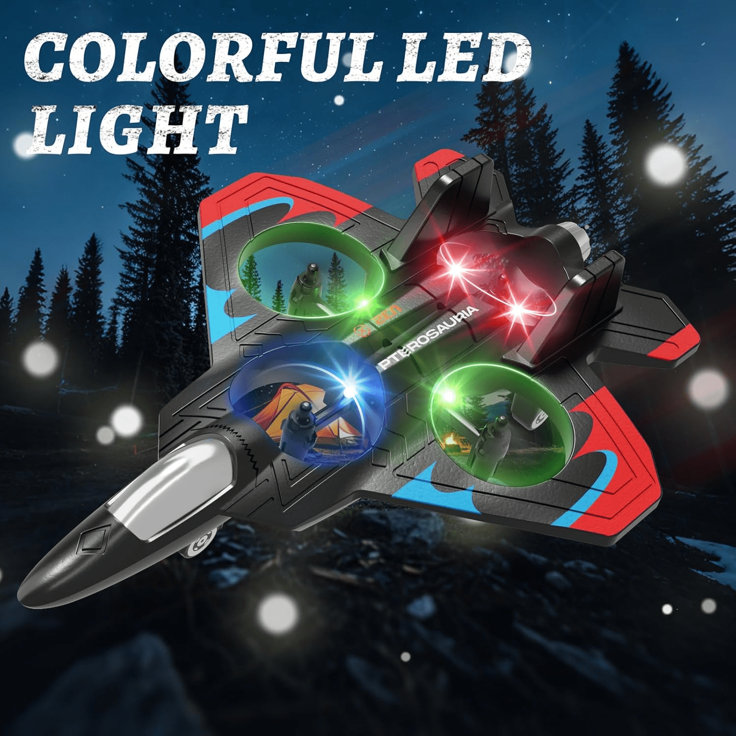 Foam Remote Control Airplanes RC Planes for Kids Adults, RC Airplane Fighter Jet with Light, 360° Flip Fighter Jet Toys, Stunt Roll, Airplane Toy Gifts for Kids Boys Brand: Tubokoro