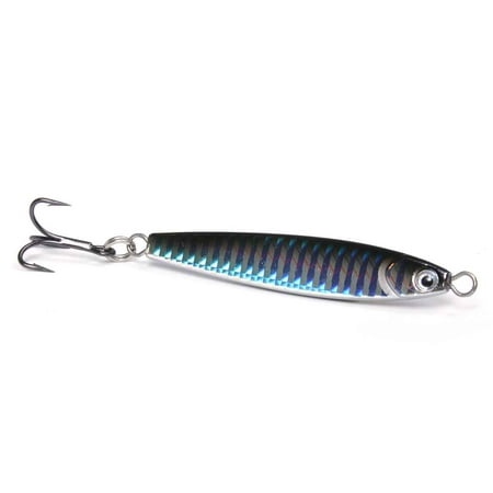 Clarkspoon Fishing Lure SJ15-SIL/BLK Stick Jig 1.5oz Silver And Black
