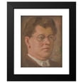 thumbnail image 2 of Milan Thomka Mitrovský 15x18 Black Modern Framed Museum Art Print Titled - Portrait of an Unknown Man (1935-1940), 2 of 5