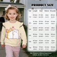 thumbnail image 7 of Garronmavis Corgi Long Sleeve Sweatshirt Loose Cat Girls Pullover Crewneck Sweatshirt Versatile Ruffle Long Sleeve Girl Top Comfortable Casual Pullover Tops for Girls 5-6 Years Old, 7 of 7