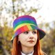 thumbnail image 4 of Hytrove Sombrero Bucket Colorida Unisex Para Festival Y Protección Solar Efectiva, 4 of 6
