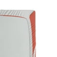 thumbnail image 2 of Ambesonne Fitness Fitted Sheet, Bodybuilder Arms Biceps, Twin Size, Coral and White, 2 of 2