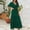 17-Green-Formal Wedding Guest Dress for Women, variant on Wedding Guest Dress for Women V Neck Short Sleeve Champagne Dresses Calf Length Long Dresses Swing Party Dress Strappy Prom Dresses Flowy Graduation Dresses Trendy Dresses Semi Formal Dress