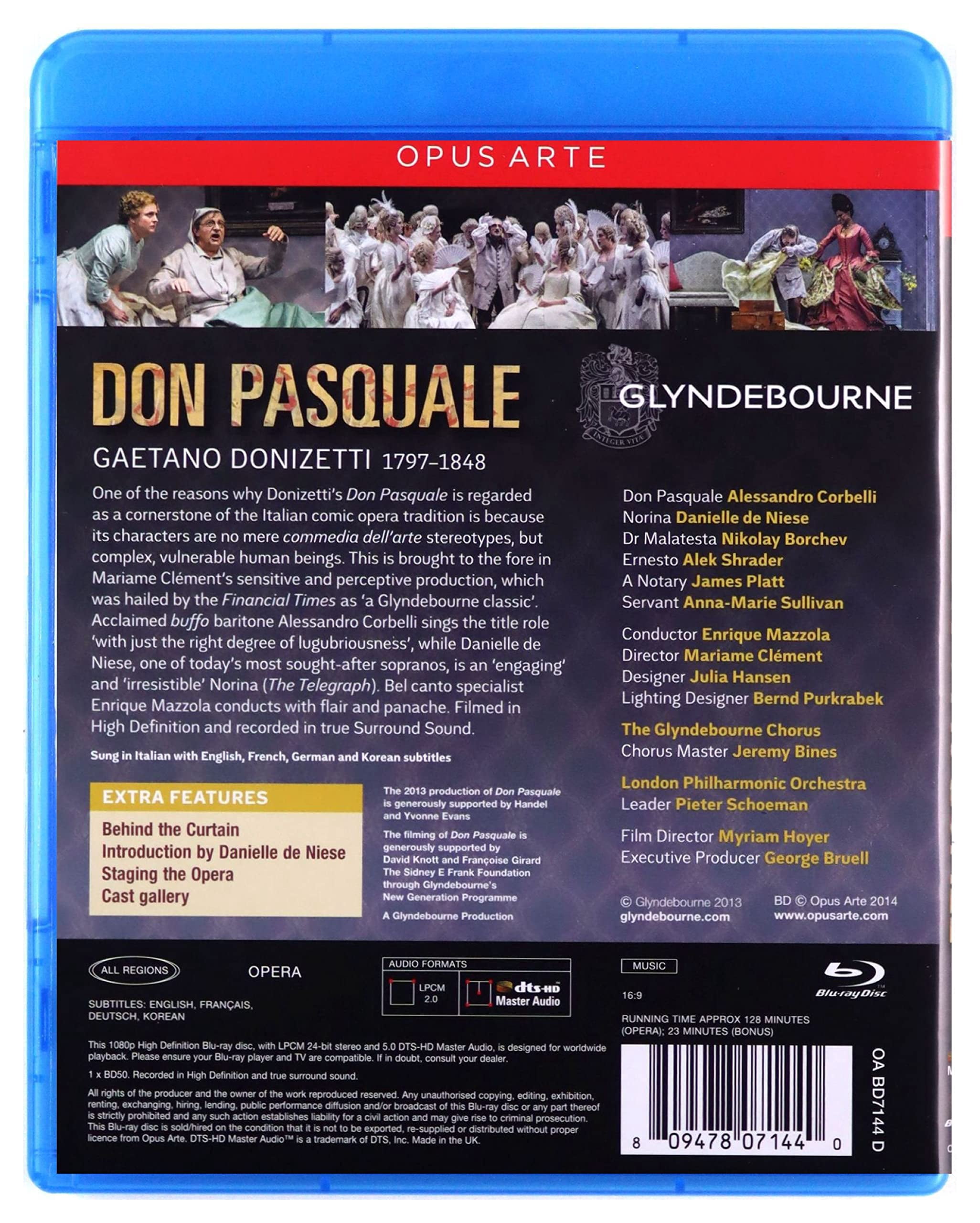 Don Pasquale (Blu-ray), Opus 111, Music & Performance