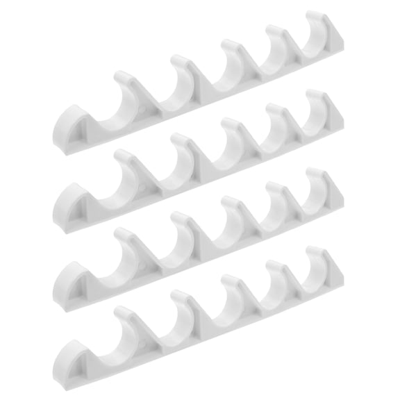 DRAFIDEEP 4Pcs Chair Repair Bracket Set for Patio Chaise Lounge White Adjustable Angle Furniture Support