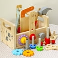 thumbnail image 3 of Caja de herramientas para niños, juguetes educativos y de aprendizaje temprano, 3 of 5