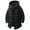 Black, variant on Men's Long Winter Coats Puffer Jacket with Hood Quilted Padded Jackets Grey XXXXL