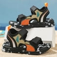 thumbnail image 5 of Zshosam Toddler Water Shoes Toddler Girls Boys Sandals Shoes Kids Slip on Summer Sandals for Bath Shower Beach Pool Toddler/Little Kid/Big Kid Size 1,(Orange Big Kids 1), 5 of 7