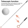 thumbnail image 3 of LJNYFDC Ramasseuse de Balles de Golf Résistante aux Intempéries en Acier Inoxydable, Tête Incassable en PVC, 10 Sections, Ramasseuse Télescopique Rétractable, 3 of 6