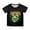 Black, variant on St Patrick's Day Girls Casual Short Sleeve Printed Tee Shirt for Festive Size:6-7 Years
