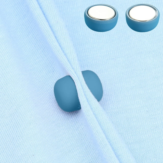 JilgTeok 1 Packs Strong Magnets Needle Free Magnetic Buckle Suitable for Bandana Scarf Shawl Wearers Sheets Multifunctional Accessory Security Buckle Safe No-Snag