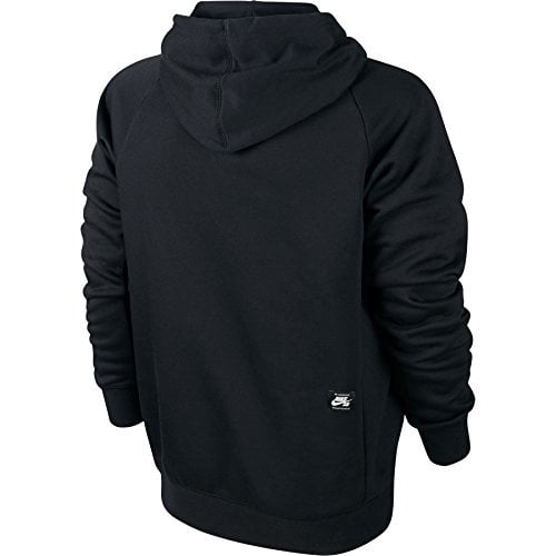 Nike - Nike Mens SB Icon Logo Pull Over Hooded Sweatshirt Black/White ...
