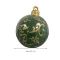 thumbnail image 4 of Chmadoxn Christmas Ball Ornaments Outdoor PVC Inflatable Decorated Ball Giant Xmas Inflatable Ball Christmas Tree Decorations Yard Atmosphere Inflatable Toys for Home Warm Festive Gift, 4 of 6