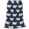 thumbnail image 2 of Sikiie Pig 1 Ultra-Soft Micro flannel Blanket Luxury All Seasons Warm Blanket for Bedding Sofa and Travel (4 sizes)-80"x60", 2 of 7