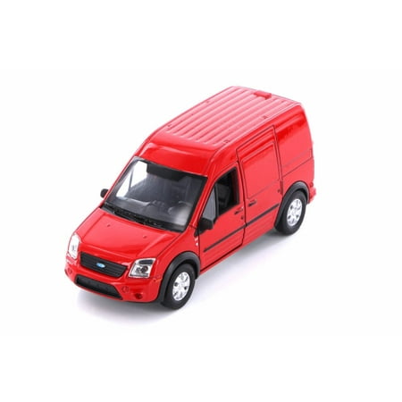 Ford Transit Connect Minivan, Red - Welly 43631D - 1/43 scale Diecast Model Toy Car (Brand New but NO
