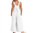 thumbnail image 5 of IFNND Girls Jumpsuit Sleeveless Romper Wide Leg Pants Overalls for Kids Loose Jumpers with Pockets 4-14 Years, 5 of 9