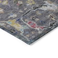 thumbnail image 3 of Addison Rugs Chantille Indoor/Outdoor Traditional Global Gray Machine Washable Round Rug, 8' x 8', 3 of 8