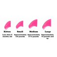 thumbnail image 4 of Purrdy Paws Soft Nail Caps for Cat Claws HOT Pink Medium, 4 of 4