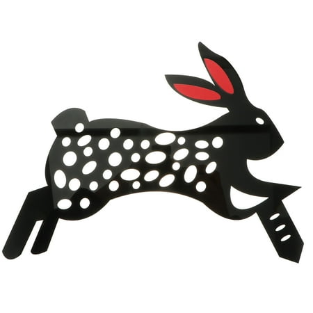 

HEMOTON 1pc Acrylic Rabbit Shape Design Billboard Creative Scene Road Sign (Black 4)