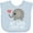 AE-Light Blue, variant on Inktastic My Nani Loves Me Grandchild Boys or Girls Baby Bib