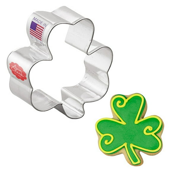 Ann Clark Shamrock Cookie Cutter 2.5", Made in USA