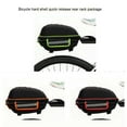 thumbnail image 4 of Becaristey Mountain Bike Shelf Bag Bicycle Hard Case Quick-release Rear Shelf Bag Carrying Bag Tail Box Rear Shelf Hard Shell Bag No.02, 4 of 5