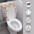 thumbnail image 4 of HELLHERO Coffee and Tea Toilet Lid Covers Set Dust-Proof for Gift Dustproof Bathroom Toilet Cozy Set, 4 of 8