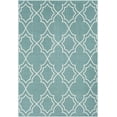 thumbnail image 3 of BoutiqueRugs Folsom Traditional, Transitional Runner Rug - Outdoor Safe - Teal, White - 2'5" x 7'10" Runner, 3 of 11