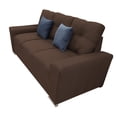 thumbnail image 3 of Sofa 3 plazas EL BAZAR STORE Suecia Lino Chocolate Modular, 3 of 5