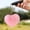 Pink, variant on JingChun 1pc Heart Keychain Fluffy Heart Shape Pompoms Keyring Faux Fur Ball Keychain Hanging Pendants Decors for Car Bag Charm