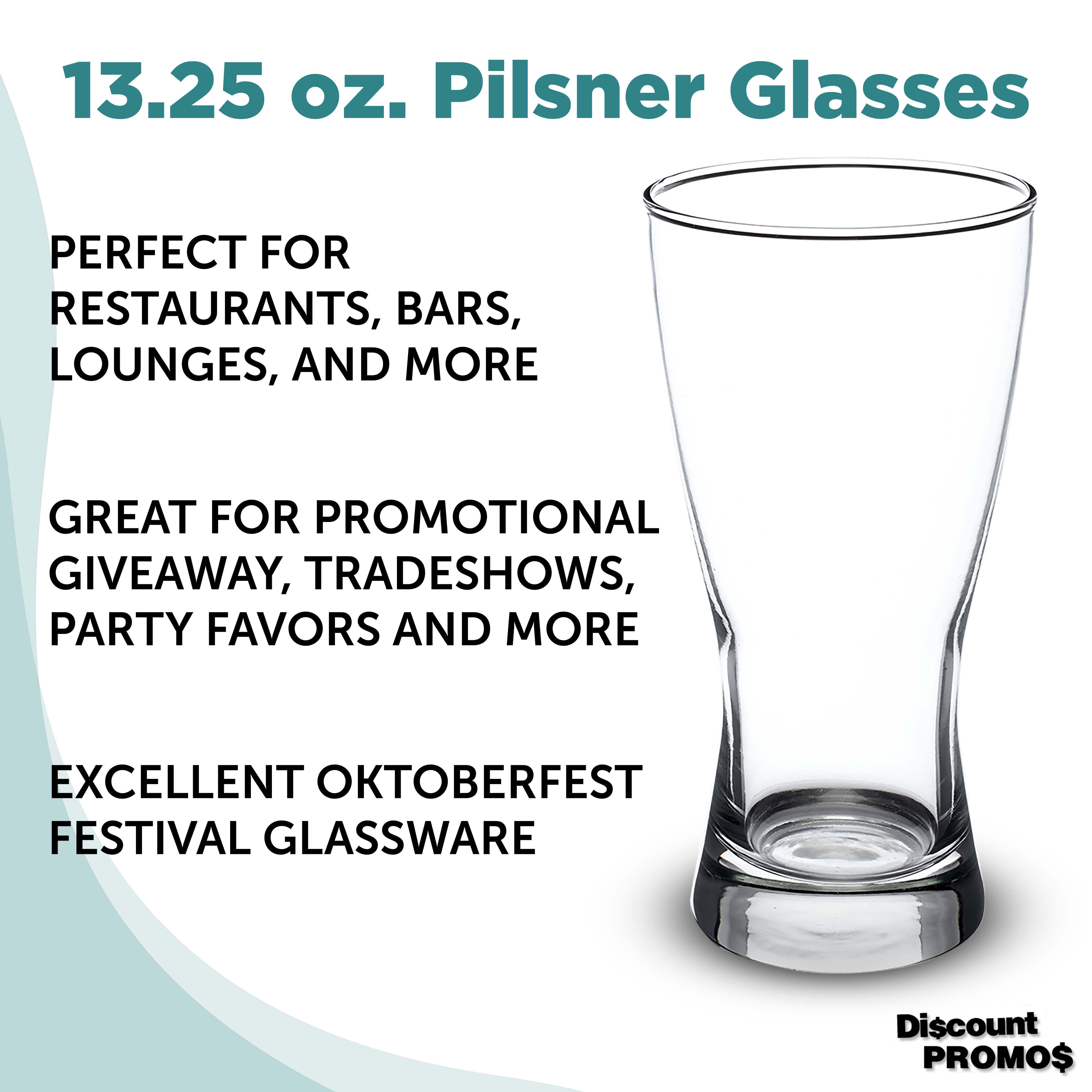 6 PC 17.5 Oz Turin Beer Pilsner Glasses – R & B Import