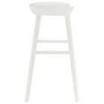 thumbnail image 3 of 26" White Solid Wood Counter Stool, 3 of 7