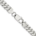 thumbnail image 3 of Primal Silver Sterling Silver 7.25mm Polished Domed Curb Chain, 3 of 4