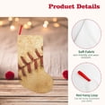 thumbnail image 6 of Zufioo Vintage Baseball for 18-inch Stitching Christmas Stockings, Suitable for Christmas, Christmas Trees, Indoor and Outdoor Holiday Decorations-Short plush, 6 of 8