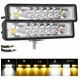 thumbnail image 1 of Faros Auxiliares Focos 32 Leds Doble Color Estrobo Moto 168w, 1 of 8