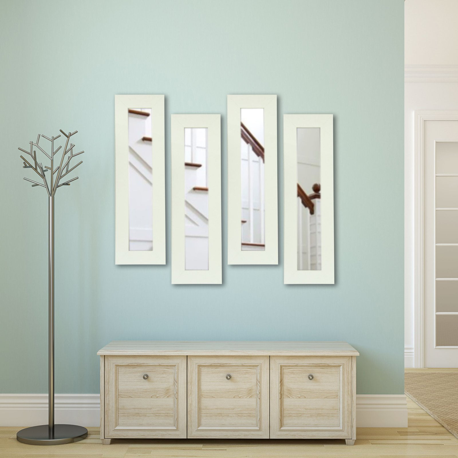 Rayne Mirrors Molly Dawn Wide Satin Wall Mirror