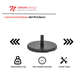 thumbnail image 5 of Perchero 6 Ganchos Movibles Negro Namaro Design Seoul, 5 of 7