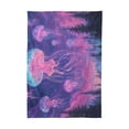 thumbnail image 6 of Yayeee Tablecloths for Rectangular Tables 60 x 108 inch Party Table Cover, Neon Jellyfish, 6 of 6