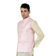 thumbnail image 1 of Sonakshi Fashion Men's Brocade Waistcoat Bandhgala Festive Jacquard Nehru Jacket, 1 of 6