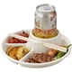 thumbnail image 5 of Plato de desayuno de dos partes, plato de comida portátil de dos partes, almohadilla de control de placa de pérdida de peso de dos partes para una alimentación saludable y pérdida de peso, plato de cena de dos partes, bandeja de cubiertos para adultos y niños Ormromra WMSS-312, 5 of 8