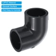 thumbnail image 4 of Uxcell Pipe Fitting Elbow 16mm Socket 90 Degree Adapter Connector, 25mm 4, 4 of 5